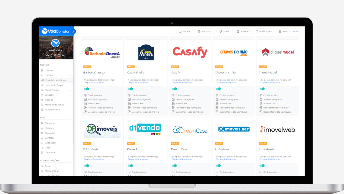 Sistema - Voa Corretor